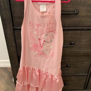 American girl pink dress